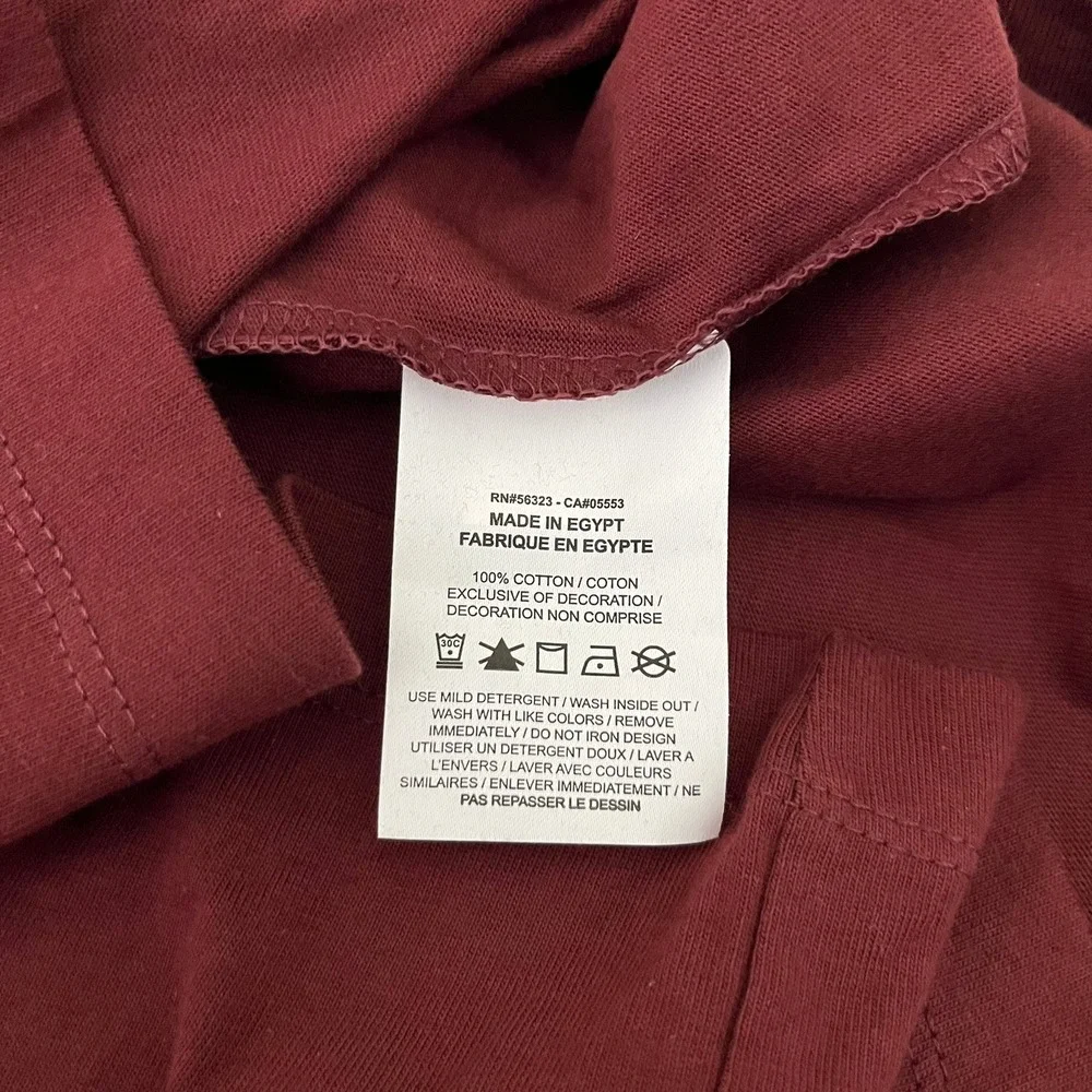 Nike Kids Department of Motion Long Sleeve T-Shirt Burgundy Size L New NWT